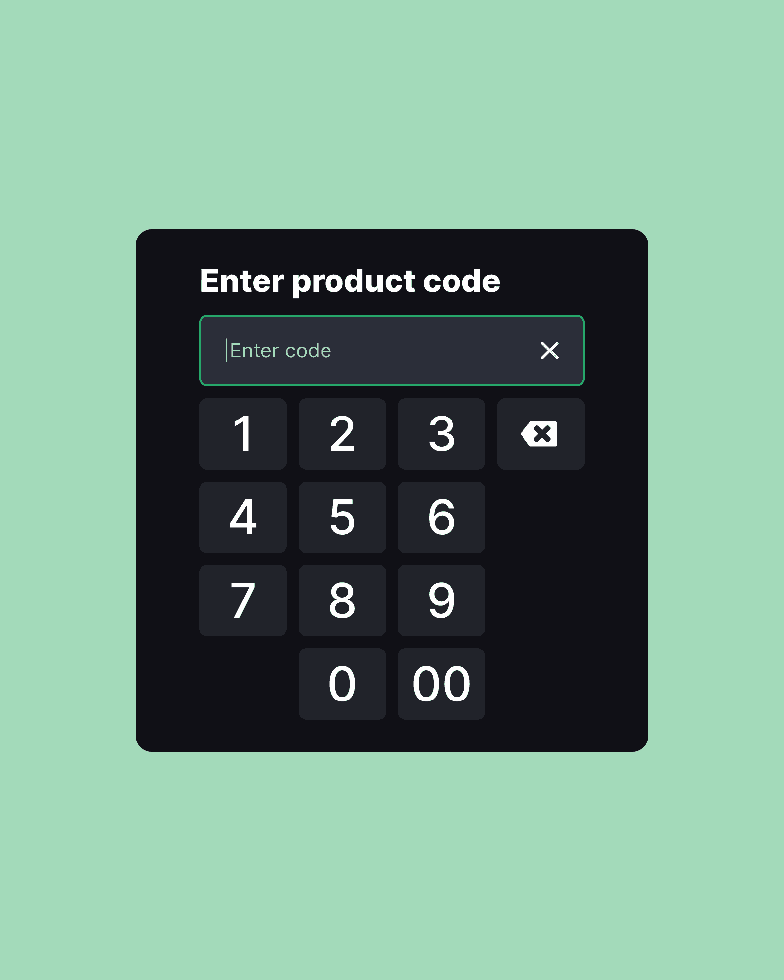 Экраны POS-интерфейса